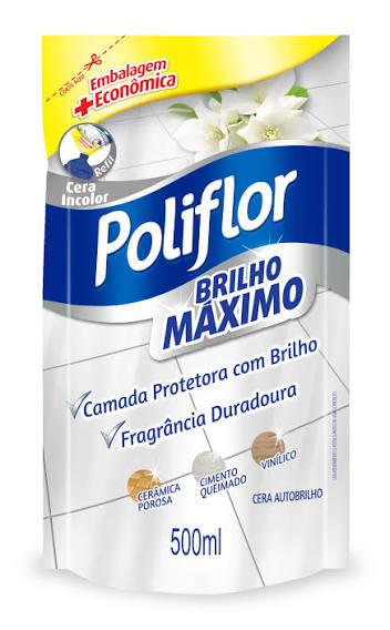 CERA POLIFLOR SACHET 500ML MAXIMO BRILHO INCOLOR