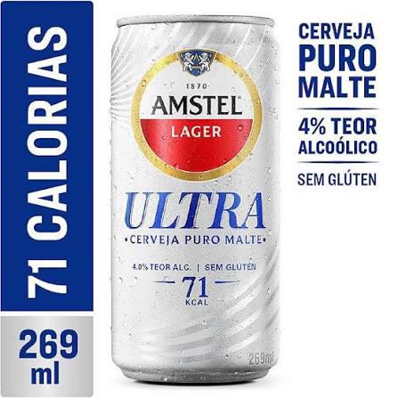 CERVEJA AMSTEL ULTRA LT 269ML