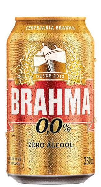 CERVEJA BRAHMA LT 350ML ZERO ALCOOL