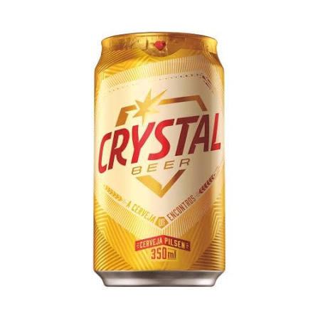 CERVEJA CRYSTAL LT 350ML PILSEN