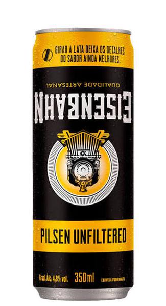 CERVEJA EISENBAHN LT 350ML PILSEN UNFILTERED