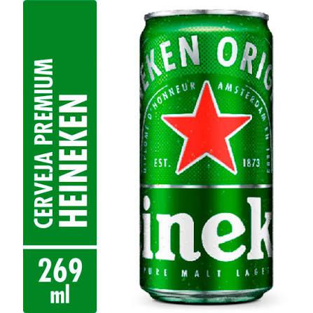 CERVEJA HEINEKEN LT 269ML