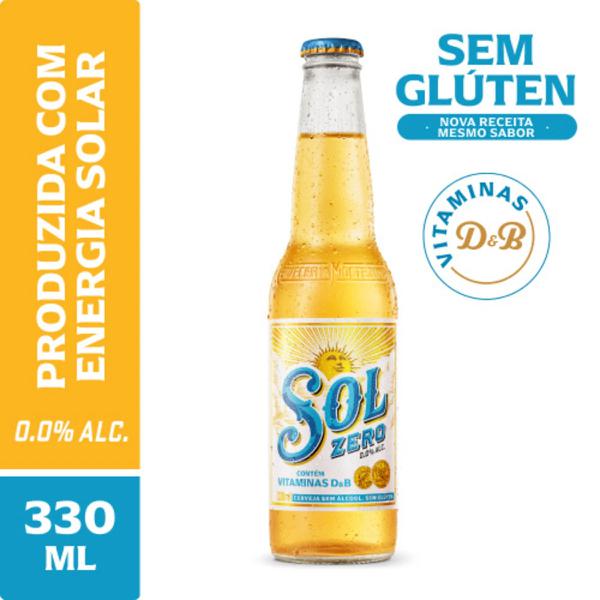 CERVEJA SOL L.N 330ML PREMIUM ZERO ALCOOL