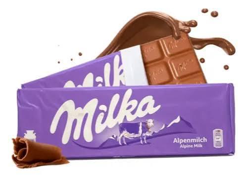 CHOC.MILKA BARRA 100G ALPINE MILK