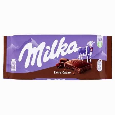 CHOC.MILKA BARRA 100G EXTRA COCOA