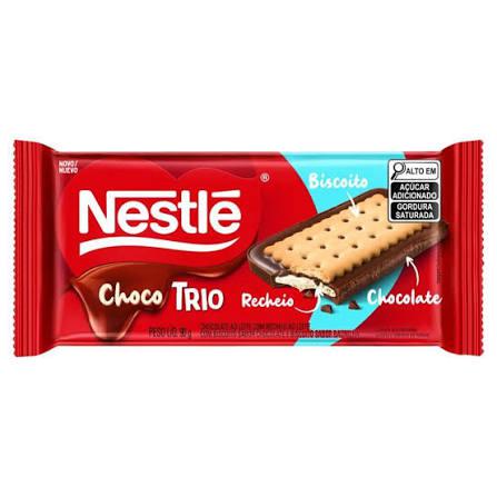 CHOC.NESTLE CHOCOTRIO 90G LEITE