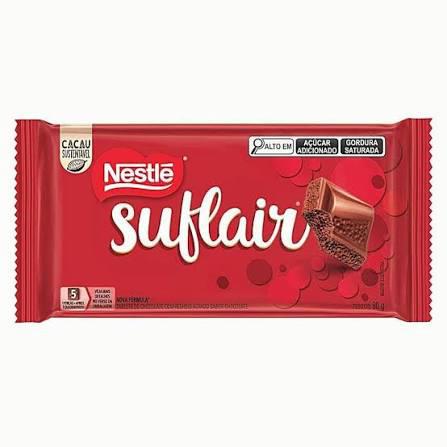 CHOC.NESTLE SUFLAIR BARRA 80G AO LEITE