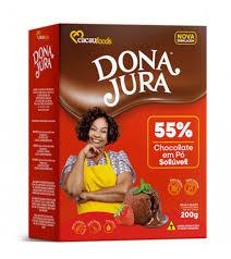 CHOCOLATE EM PO DONA JURA 200G 55%