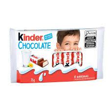 CHOCOLATE KINDER 75G C/6 BARRINHAS