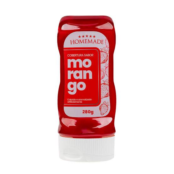 COBERTURA P/SORVETE HOMEMADE 250G MORANGO
