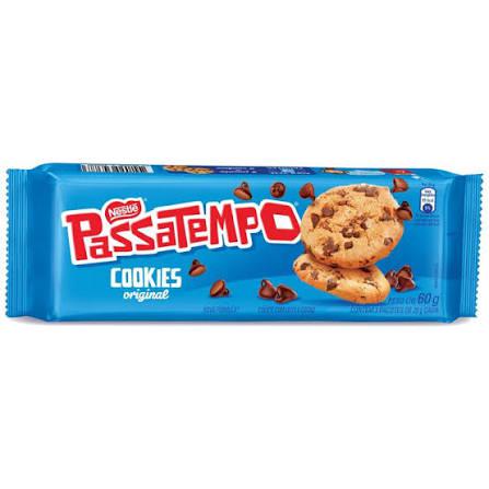 COOKIES NESTLE PASSATEMPO 60G C/GOTAS DE CHOCOLATE