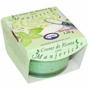 CREME DAMM 120G RICOTA C/MANJERICAO