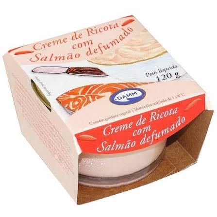 CREME DAMM 120G RICOTA C/SALMAO