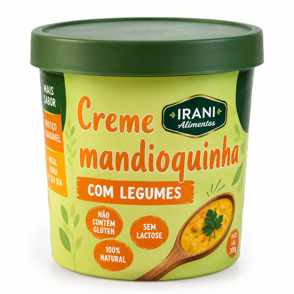 CREME DE MANDIOQUINHA IRANI MAGGIORE 400G C/LEGUMES