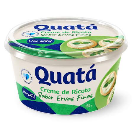 CREME DE RICOTA QUATA 150G ERVAS FINAS