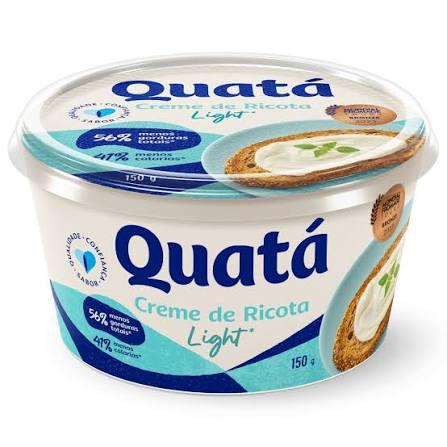 CREME DE RICOTA QUATA 150G LIGHT