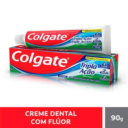 CREME DENTAL COLGATE 90G TRIPLA ACAO MENTA ORIGINAL