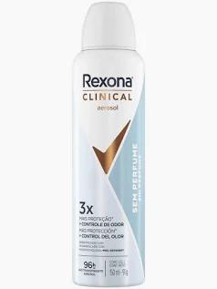 DESOD.AERO REXONA CLINICAL 150ML FEM.S/PERFUME