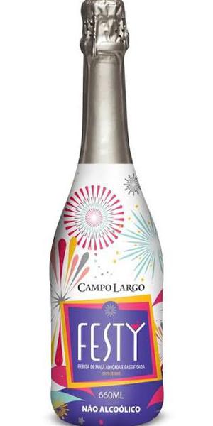 ESPUMANTE FESTY CAMPO LARGO 660ML S/ALCOOL