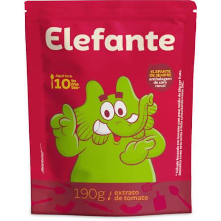 EXTRATO DE TOMATE ELEFANTE 190G SACHE