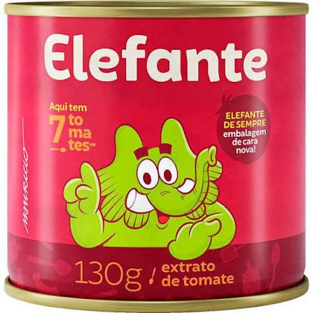 EXTRATO DE TOMATE ELEFANTE LT 130G