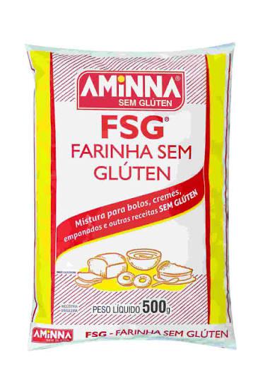 FARINHA AMINNA 500G S/GLUTEN