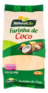 FARINHA DE COCO NATURAL LIFE 400G