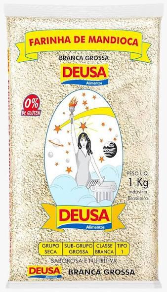 FARINHA DE MAND.DEUSA 1KG BRANCA GROSSA