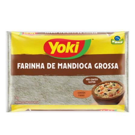 FARINHA DE MANDIOCA YOKI 1KG CRUA