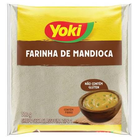 FARINHA DE MANDIOCA YOKI 500G CRUA