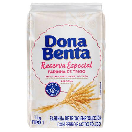 FARINHA DE TRIGO DONA BENTA 1KG PAPEL RESERVA ESPECIAL
