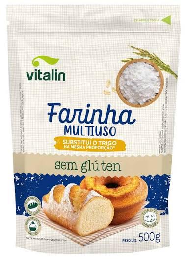 FARINHA MULTIUSO VITALIN 500G S/GLUTEN