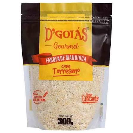 FAROFA D'GOIAS GOURMET 300G C/TORRESMO