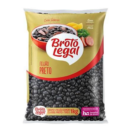 FEIJAO BROTO LEGAL 1KG PRETO