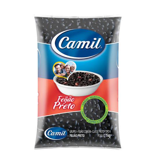 FEIJAO CAMIL 1KG PRETO