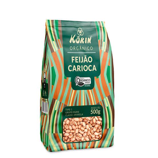 FEIJAO CARIOCA KORIN 500G ORGANICO
