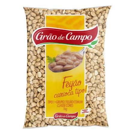 FEIJAO GRAO DE CAMPO 1KG CARIOCA