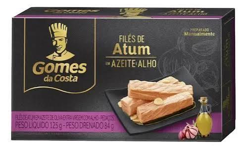 FILE ATUM GOMES DA COSTA PALITOS CX 125G AZEITE/ALHO