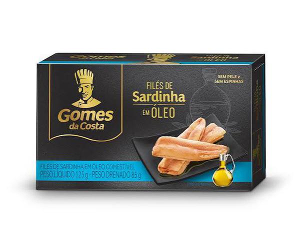 FILE SARD.GOMES DA COSTA CX 125G EM OLEO COMESTIVEL