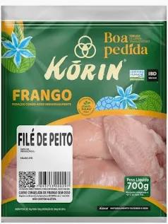 FRANGO IQF KORIN BOA PEDIDA 700G FILE DE PEITO