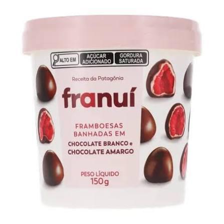 FRANUI 150G CHOCOLATE BRANCO C/ CHOC MEIO AMARGO