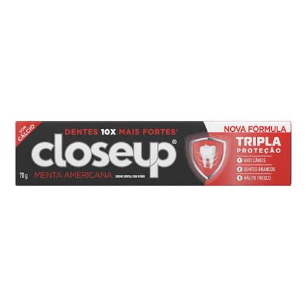 GEL DENTAL CLOSE UP 70G TRIPLE MENTA AMERICANA