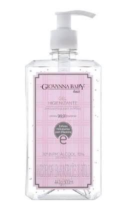 GEL HIGIENIZADOR GIOVANNA BABY 500ML ROSA