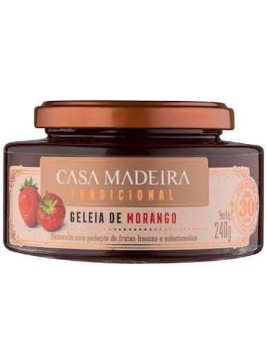 GELEIA CASA MADEIRA 240G MORANGO