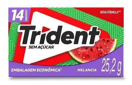 GOMA DE MASC.TRIDENT 25,2G 14UN MELANCIA