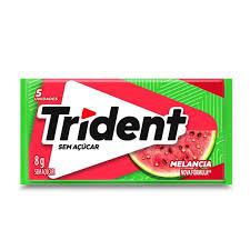 GOMA DE MASC.TRIDENT TRAD.8G 5UN MELANCIA
