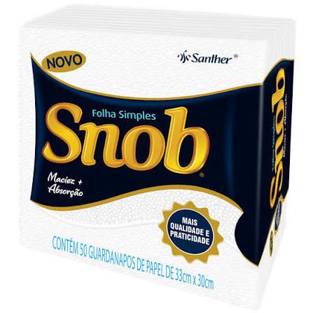 GUARD.DE PAPEL SNOB GRD 33X30CM BRANCO 50UN