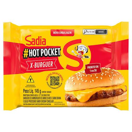 HOT POCKET SADIA 145G X-BURGER