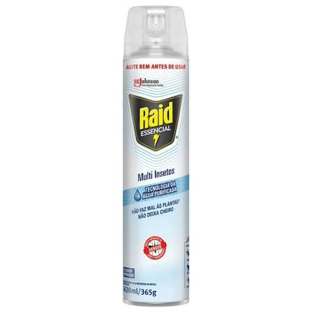 INSET.RAID AERO MULTI INSETOS 420ML BASE AGUA