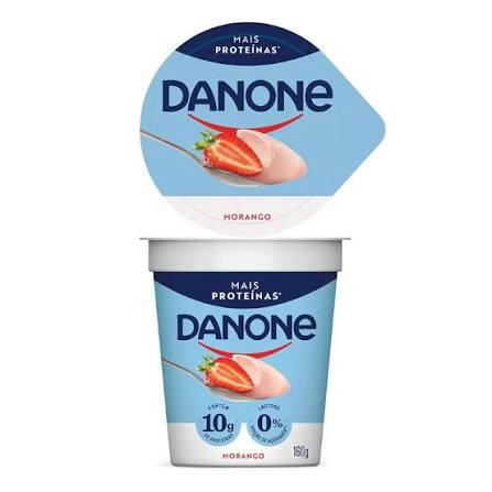 IOGURTE DANONE MAIS PROTEINA 160G MORANGO